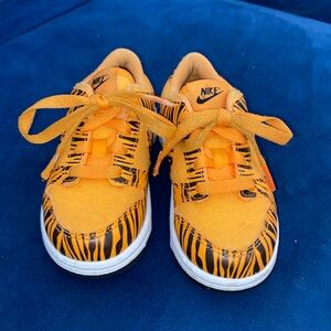 Nike Dunk Low "Tiger” Black Orange Shoes Skate Kids Toddler- Toddler 9C